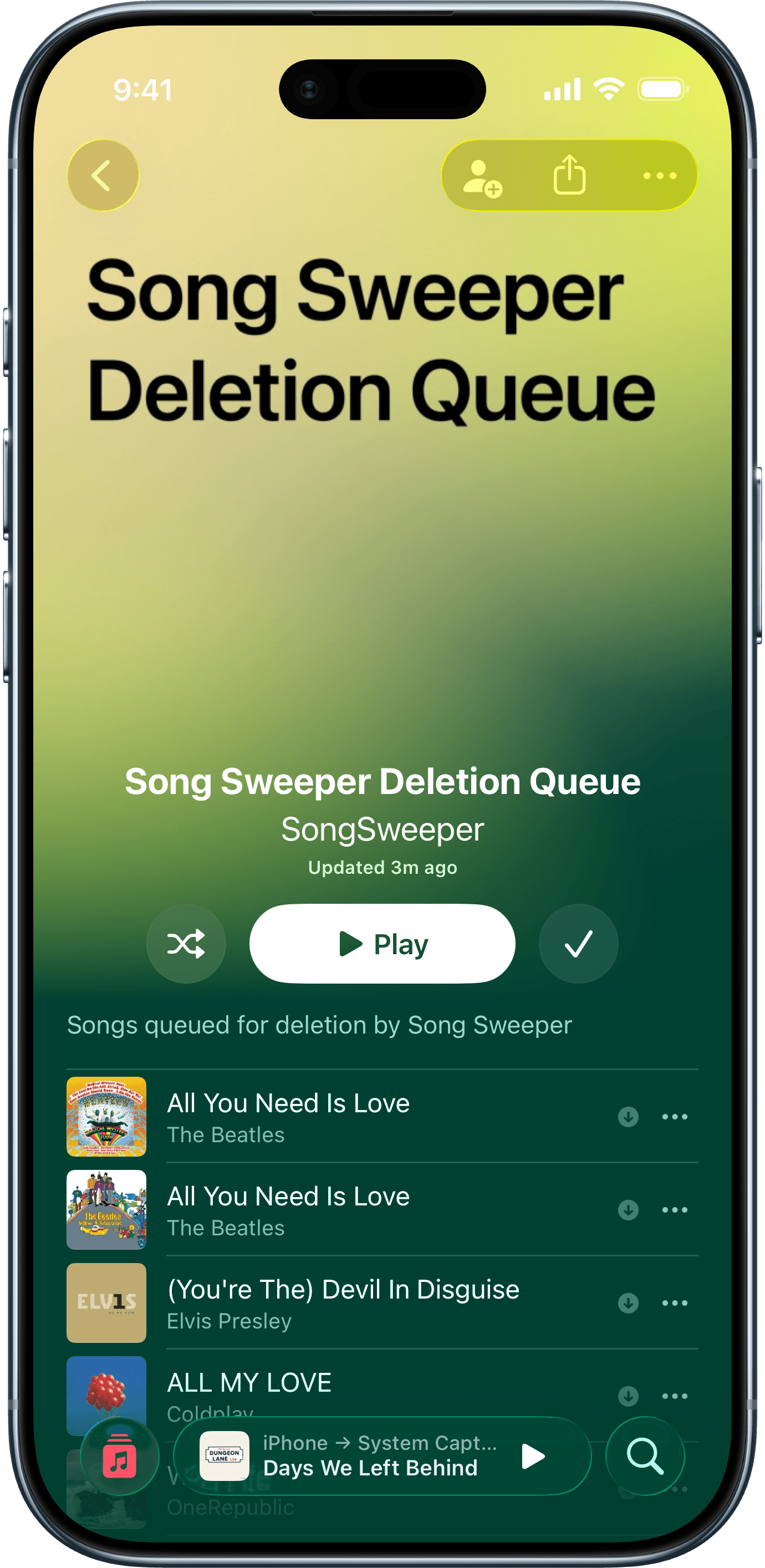 Deletion Queue feature screenshot